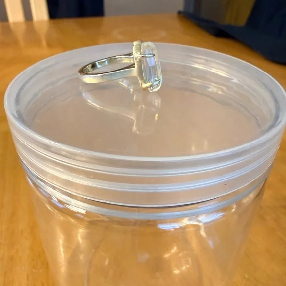 Kendra Scott Iridescent Stone Silver Cuff Watch - Picture 2 of 5